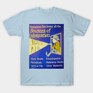 School Library Detective T-Shirt